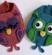 Darleen Hopkins - Owl Friends Bib Set