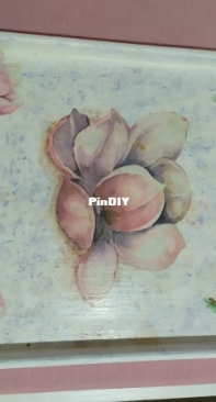 Decoupage tray