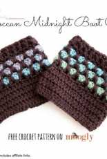 Mooglyblog - Tamara Kelly - Moroccan Midnight Boot Cuffs - Free