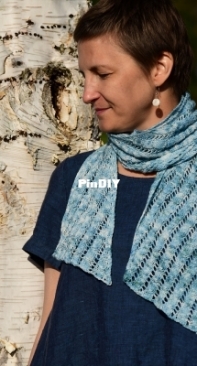 Waterfall Summer Scarf by Erika Stevenson-Free