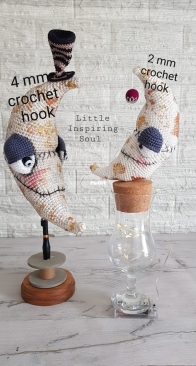 Little Inspiring Soul - Claudine Creation - Crescent Creepy Cute Moon  - English and French