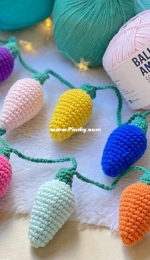 Atelie Pingouin -  Josi Sena - Garland lights - Varal de luzes - Portuguese - Free
