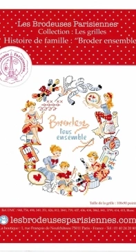 Les Brodeuses Parisiennes LBP - Histoire de famille: Broder ensemble  XSD + PCS