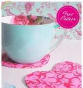 Wolf and Willow-Free Teacup Coasters