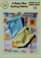 Daisy May 197 - Body Vests to fit 14 to 16 inch doll - English