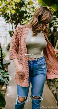 A Crocheted Simplicity - Jennifer Pionk - Summer Splendor Cardigan