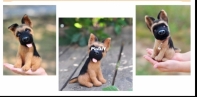 Anchutka toys - Anna Kudinova - Shepherd Dog - Russian