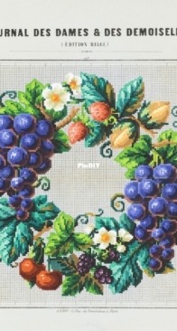 Journal des Dames et des Demoiselles - Fruits Wreath XSD