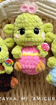 Zayka mi Amigurumi - Miranda Ayvazyan (Steshakova) - Миранда Айвазян (Стешакова) - Shrek Babies - Огрята - Russian