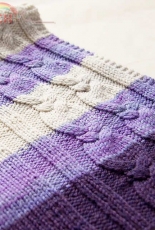 Cabled Blanket by Megan Goodacre -English-Free