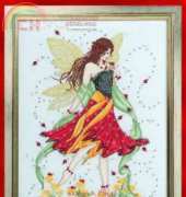 Ladybird Fairy by Joan Elliott from Cross Stitch Collection 206