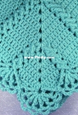 Jewells Handmades - Beth Jewell - Granny Twist Car Seat Baby Afghan