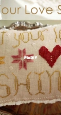 October House Fiber Arts - Let Your Love Shine by Robin Sample - Free