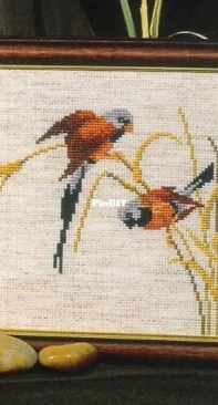 Finches by Jill Oxton from Jill Oxtons Cross Stitch 49 PCS