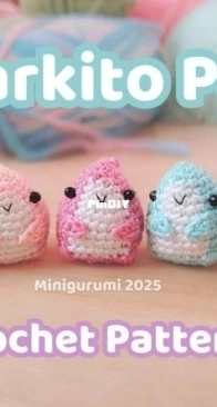 Minigurumi - Tanya Lee - Baby Sharkito Pup