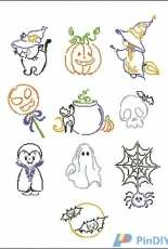 Tani211 Halloween motifs