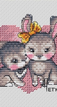 Green Terace -  Bunnies In Love by Anna Petunova