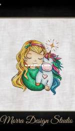 Morra Design - My Talismán - Blonde Headed Girl by Morra & Natalia Kravchenko