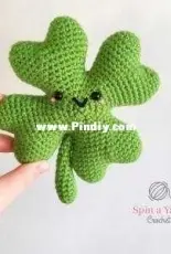 Spin a Yarn Crochet - Jillian Hewitt - Seamus Shamrock - Free