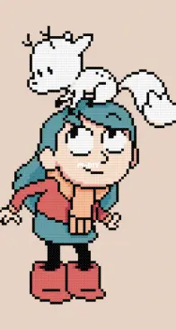 Cross Stitch Quest - Hilda and Twig