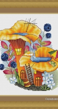 House Mushroom - Chanterelles by Abramova Serafima