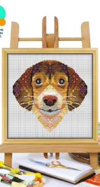 Awesome Pattern Studio - CS683 - Mandala Beagle XSD