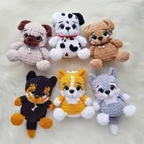 Chirka toys - Ekaterina Chirkova - Little Puppies