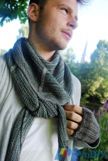 Clockwork Shawl by Stephen West