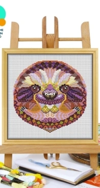 Awesome Pattern Studio - CS655 - Mandala Sloth XSD