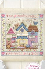 Treasure Forever - Sweet Sampler by Gail Bussi from Cross Stitch Collection 215 XSD