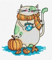 Autumn Cat by Durene Jones - Free