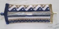 Oven cloth for hot lids