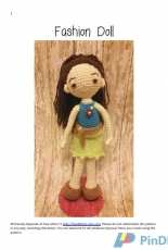 Two Little Cs Blog-Chassity Oquendo-Fashion Doll Amigurumi-Free
