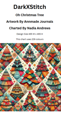DarkXstitch - Oh Christmas Tree by Nadia Andrews - Free