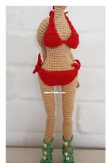 Lulu and Tete - Daria Robbe Groskamp - Red Bikini Swimsuit - Polish and English