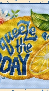 Squeeze The Day by Emma Congdon / Stitchrovia from 2025 Calendar - The World Of Cross Stitching 351 PCS + XSD