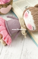Crochet Confetti Shop - Irina Moilova - Pattern Doll Bear - Portuguese - Translated