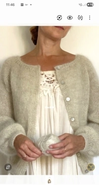 Nigrum Cardigan by Rikke Bangsgaard - Refined Knitwea