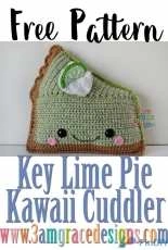 3am Grace Designs - Donna Vasquez Beavers and Michaelene Nelson - Key Lime Pie Kawaii Cuddler - Free