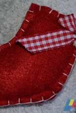 Petite botte pour garnir le sapin,faite maison