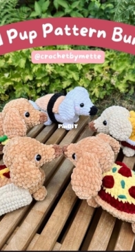 Crochet by mette Food pup Pattern Bundle