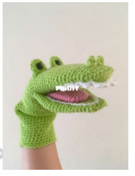 Sew sew baby - Helen McLean -  Cassius the Friendly Crocodile Hand Puppet