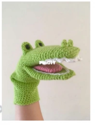 Sew sew baby - Helen McLean -  Cassius the Friendly Crocodile Hand Puppet