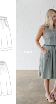 Elbe Textiles - Lawley Skirt - Sizes A-M