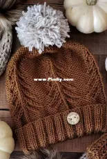 Into the Pines Hat Bluebird Mountain Knits