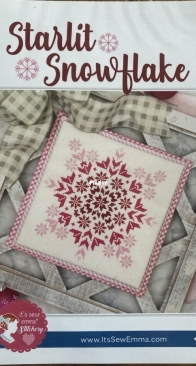 It's Sew Emma ISE-418 Starlit Snowflake (Red, Blue, Gray)- xsd