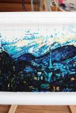 Riolis/ 1088 Starry Night after Van Gogh`s Painting