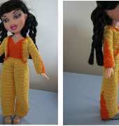 Donna Collinsworth - 12” Fashion Doll Gold Pants Outfit