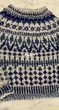 Mini Braids sweater by Anna Börsholm-Free