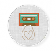 Daily Cross Stitch . Love Mix Tape